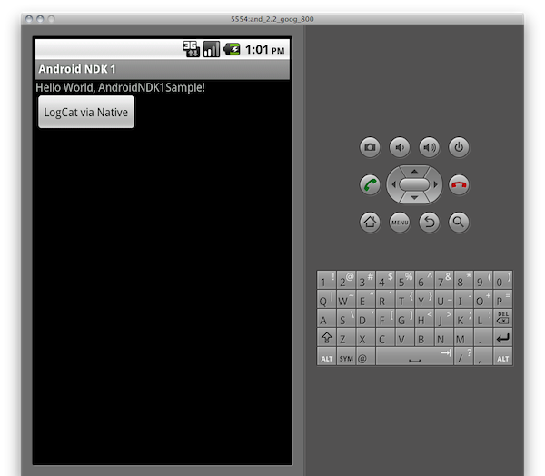 Fig 2: Screen from sample implementation