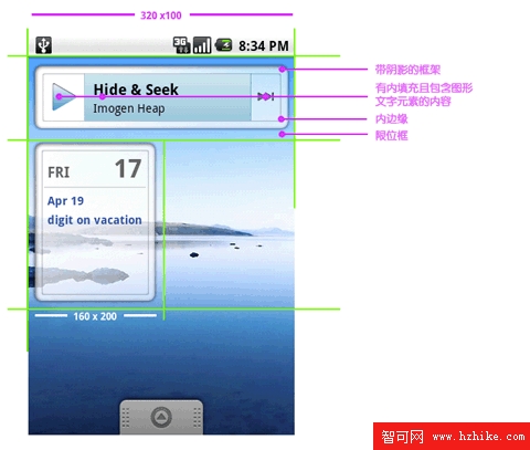 標准Widget尺寸(縱向)