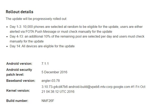 Android 7.1正式版終於來了：12月5日開更