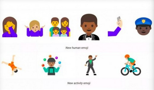 Android N內置emoji新表情匯總 三聯