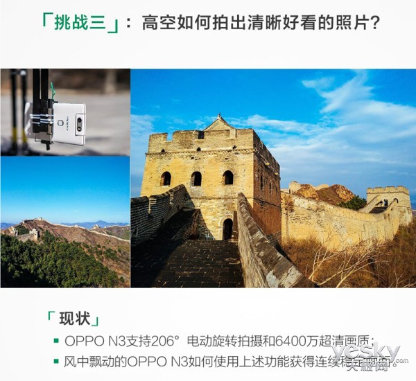 無懼困難!OPPO N3手機成功挑戰720°全景航拍