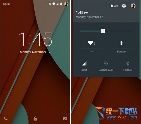 安卓5.0鎖屏是否支持下拉設置 三聯