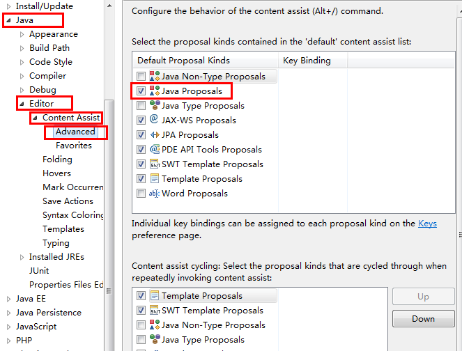 java--editor--content assist 