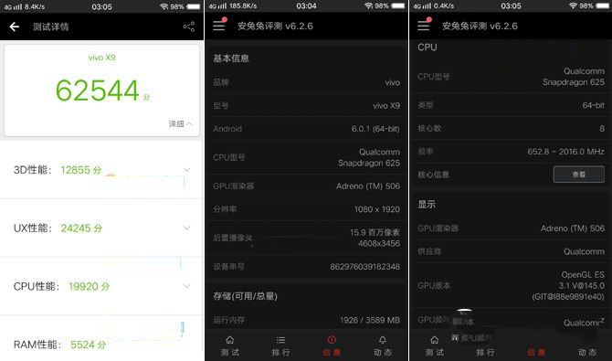 vivo X9跑分多少？vivo X9安兔兔跑分測試