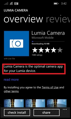 非Lumia用戶福音 Lumia Camera開放下載