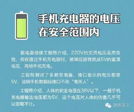 真的嗎？手機充電器“電死人”？