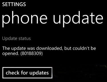 wp8.1更新80188309錯誤代碼解決方法1