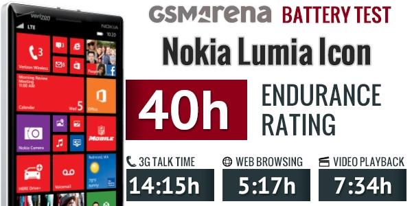 諾基亞Lumia Icon電池表現測試 缺乏優化