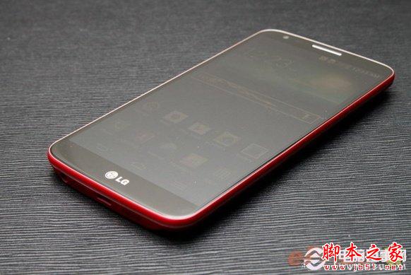 LG G2紅色版手機正面圖片