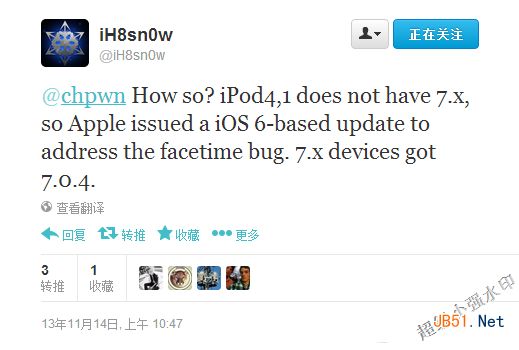 大神分析全匯總：升級ios7.0.4對ios6.1.3/4/ios7完美越獄的影響