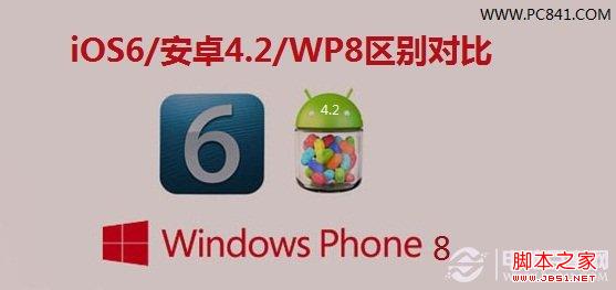 iOS6/安卓4.2/WP8區別對比