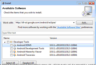 Android ADT插件安裝