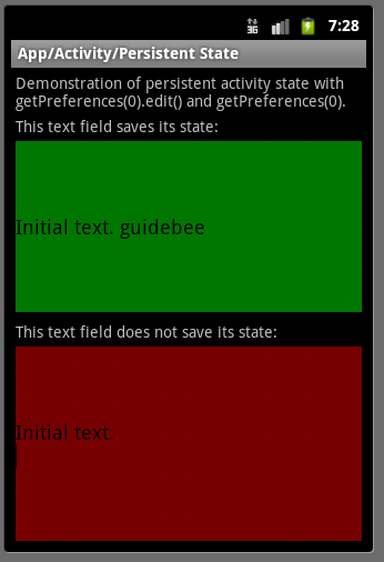 Android ApiDemo示例解讀系列之九：App->Activity->Persistent State