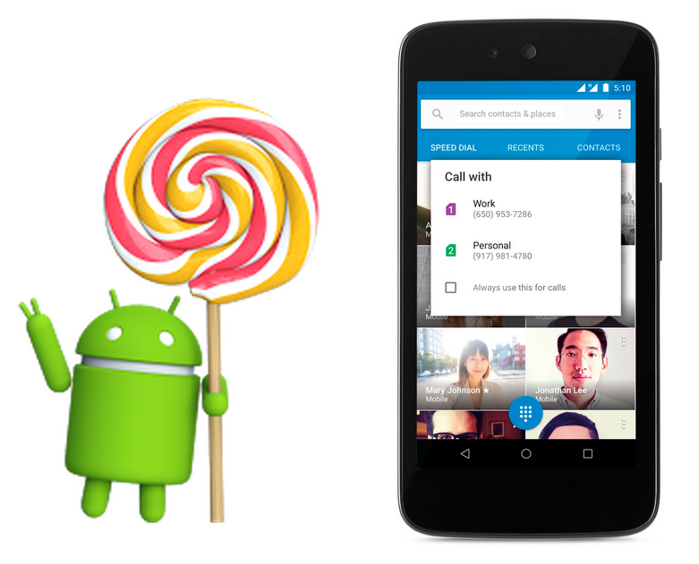 谷歌正式發布Android 5.1 新增設備保護功能 破洛洛