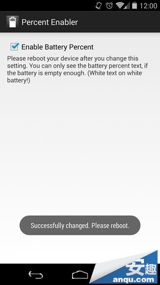 安卓4.4開啟狀態欄電池百分比顯示的教程