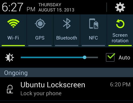 在安卓手機系統使用Ubuntu鎖屏界面攻略