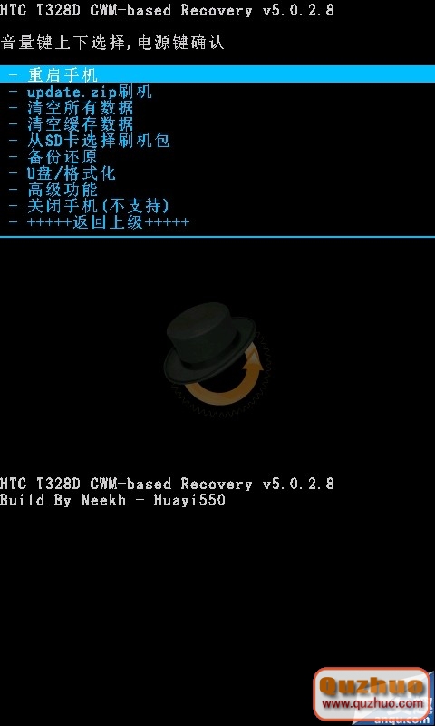 HTC新巴望VC T328d recovery 5.0.2.8中文刷機東西