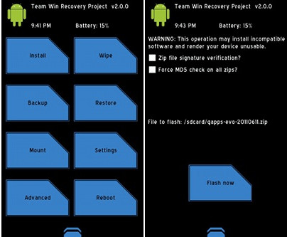 TeamWin Recovery Project (twrp) 2.0