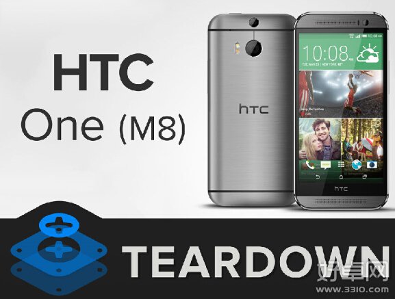 htc one m8拆機圖分享 看看這手機做工如何