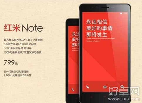 紅米note參數怎麼樣?紅米note詳細參數介紹