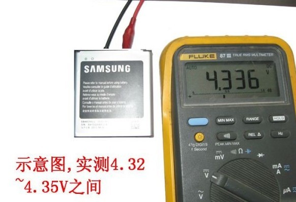 I9500真假原裝電池的鑒別方法