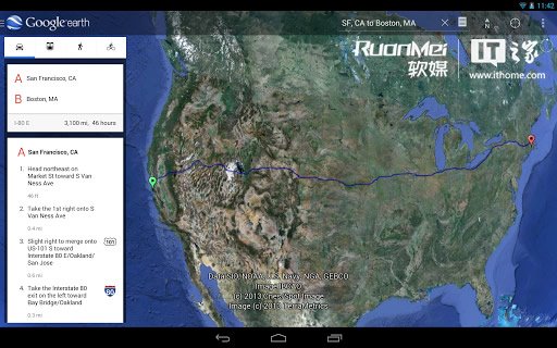 安卓版谷歌地球V7.1引入街景功能