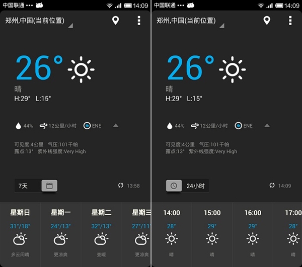 Android天氣軟件推薦 美觀簡潔更實用