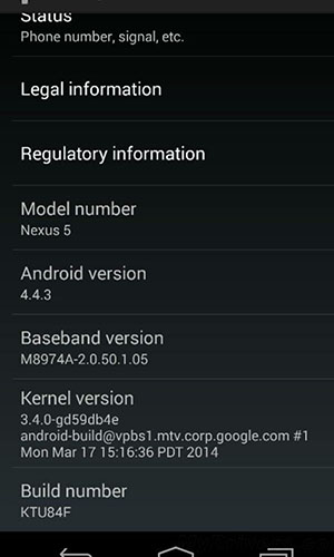 Android 4.4.3系統撥號界面截圖曝光
