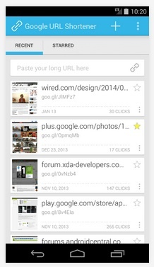 Google短鏈接服務以免費Android應用新面孔亮相