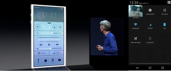 iOS 7與Android4.2各項功能之間的對比