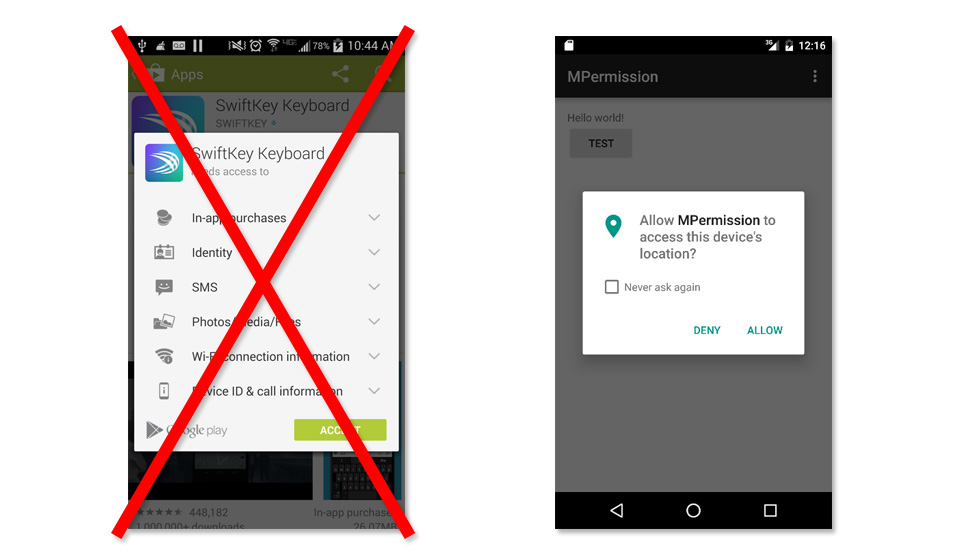 Android M 新的運行時權限開發者需要知道的一切