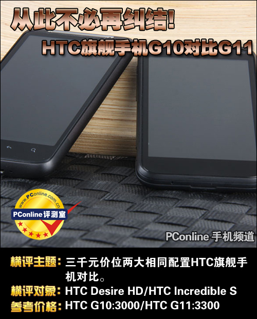 HTC旗艦手機G10對比G11