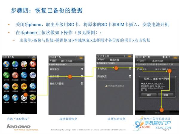 聯想樂Phone升級2.2固件教程