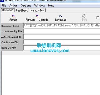 聯想A708T線刷刷機教程