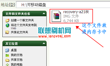 聯想A218T刷入recovery詳細教程