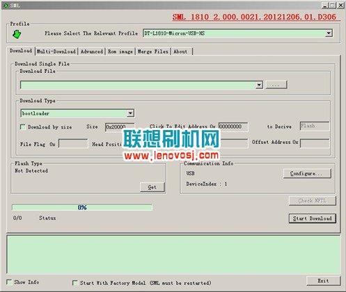  聯想A658T線刷刷機教程