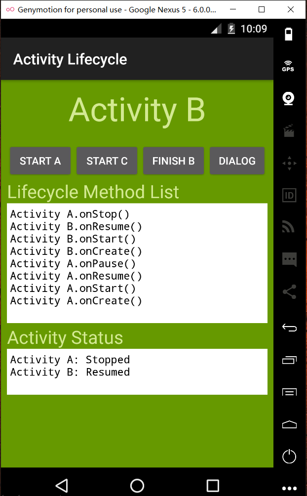 Activity B