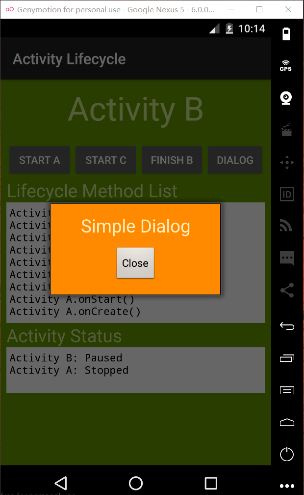 DIALOG Activity