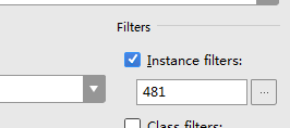 設置實例過濾條件
