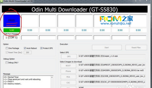 三星S5830,刷機教程,三星S5830如何刷機