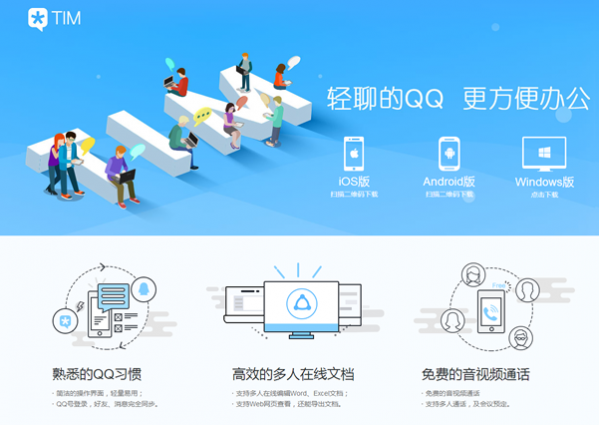 QQ輕聊版,騰訊TIM,qq